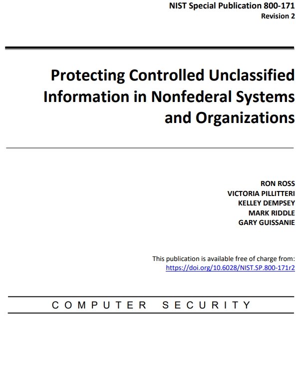 Protecting CUI in Nonfederal Systems